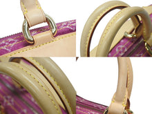 Load image into Gallery viewer, 極美品 LOUIS VUITTON ルイヴィトン ネオスピーディ ハンドバッグ M95214 モノグラムデニム ゴールド金具 ピンク 中古 4b007360