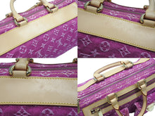 Load image into Gallery viewer, 極美品 LOUIS VUITTON ルイヴィトン ネオスピーディ ハンドバッグ M95214 モノグラムデニム ゴールド金具 ピンク 中古 4b007360