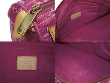 Load image into Gallery viewer, 極美品 LOUIS VUITTON ルイヴィトン ネオスピーディ ハンドバッグ M95214 モノグラムデニム ゴールド金具 ピンク 中古 4b007360