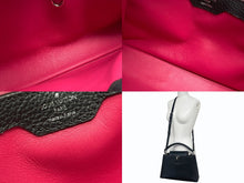 Load image into Gallery viewer, LOUIS VUITTON ルイヴィトン カプシーヌPM M42242 2WAY ハンドバッグ トリヨンレザー ノワール フューシャ 美品 中古 4b007361