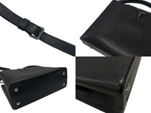 Load image into Gallery viewer, LOUIS VUITTON ルイヴィトン カプシーヌPM M42242 2WAY ハンドバッグ トリヨンレザー ノワール フューシャ 美品 中古 4b007361