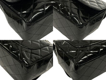 画像をギャラリービューアに読み込む, CHANEL シャネル デカマトラッセ30 Sフラップ Wチェーンショルダーバッグ 19番台 A58600 パテントレザー ブラック 美品 中古 4b007364