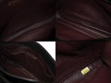 画像をギャラリービューアに読み込む, CHANEL シャネル マトラッセ トップハンドル フラップバッグ 20番台 A92236 カーフスキン ブラック ゴールド金具 美品 中古 4b007365