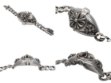 画像をギャラリービューアに読み込む, CHROME HEARTS クロムハーツ x ROLEX ロレックス エアキング Ref.5500 CHプラスクラシックリンク ウォッチブレスレット 美品 中古 4b007367