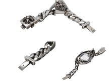 画像をギャラリービューアに読み込む, CHROME HEARTS クロムハーツ x ROLEX ロレックス エアキング Ref.5500 CHプラスクラシックリンク ウォッチブレスレット 美品 中古 4b007367