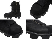 画像をギャラリービューアに読み込む, 極美品 CHROME HEARTS クロムハーツ x RICK OWENS リックオウエンス アーミーブーツ サイズ43 ダガージップ CHプラス装飾 中古 4b007369