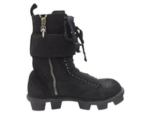 画像をギャラリービューアに読み込む, 極美品 CHROME HEARTS クロムハーツ x RICK OWENS リックオウエンス アーミーブーツ サイズ43 ダガージップ CHプラス装飾 中古 4b007369