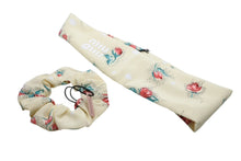 Load image into Gallery viewer, 新品同様 MIUMIU ミュウミュウ シュシュ ヘアバンドセット ヘアアクセサリー 小物 シルク イエロー マルチカラー 中古 4b007372