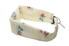 Load image into Gallery viewer, 新品同様 MIUMIU ミュウミュウ シュシュ ヘアバンドセット ヘアアクセサリー 小物 シルク イエロー マルチカラー 中古 4b007372