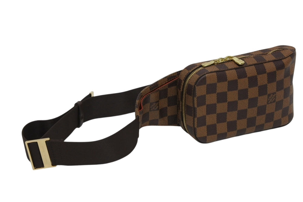 Very good condition LOUIS VUITTON Jeronimos waist bag body bag N51994 Damier Brown Used 4b010738