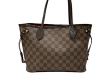 Load image into Gallery viewer, 極美品 LOUIS VUITTON ルイヴィトン ネヴァーフルPM ハンドバッグ N51109 ダミエキャンバス ブラウン ゴールド金具 中古 4b007380