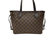 Load image into Gallery viewer, 極美品 LOUIS VUITTON ルイヴィトン ネヴァーフルPM ハンドバッグ N51109 ダミエキャンバス ブラウン ゴールド金具 中古 4b007380