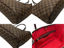 Load image into Gallery viewer, 極美品 LOUIS VUITTON ルイヴィトン ネヴァーフルPM ハンドバッグ N51109 ダミエキャンバス ブラウン ゴールド金具 中古 4b007380
