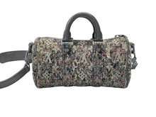 画像をギャラリービューアに読み込む, LOUIS VITTON ルイヴィトン キーポルXS LVフェルト M80821 ハンドバッグ ショルダー グレー フェルトレザー 美品 中古 4b007382