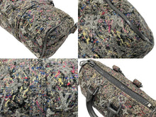 画像をギャラリービューアに読み込む, LOUIS VITTON ルイヴィトン キーポルXS LVフェルト M80821 ハンドバッグ ショルダー グレー フェルトレザー 美品 中古 4b007382