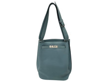 画像をギャラリービューアに読み込む, 極美品 HERMES エルメス ソーケリー22 ショルダーバッグ □M刻印 トリヨンクレマンス ブルーリン パラジウム金具 中古 4b007385