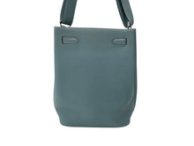 画像をギャラリービューアに読み込む, 極美品 HERMES エルメス ソーケリー22 ショルダーバッグ □M刻印 トリヨンクレマンス ブルーリン パラジウム金具 中古 4b007385