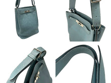 画像をギャラリービューアに読み込む, 極美品 HERMES エルメス ソーケリー22 ショルダーバッグ □M刻印 トリヨンクレマンス ブルーリン パラジウム金具 中古 4b007385