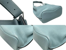 画像をギャラリービューアに読み込む, 極美品 HERMES エルメス ソーケリー22 ショルダーバッグ □M刻印 トリヨンクレマンス ブルーリン パラジウム金具 中古 4b007385