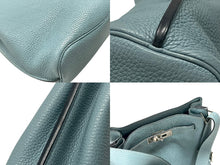 画像をギャラリービューアに読み込む, 極美品 HERMES エルメス ソーケリー22 ショルダーバッグ □M刻印 トリヨンクレマンス ブルーリン パラジウム金具 中古 4b007385