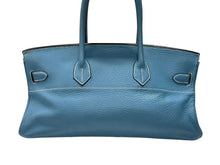 画像をギャラリービューアに読み込む, HERMES エルメス ショルダーバーキン ハンドバッグ トリヨンクレマンス ブルージーン □I刻印 SV金具 2005年 ゴルチェ期 美品 中古 4b007387