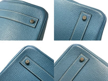 画像をギャラリービューアに読み込む, HERMES エルメス ショルダーバーキン ハンドバッグ トリヨンクレマンス ブルージーン □I刻印 SV金具 2005年 ゴルチェ期 美品 中古 4b007387