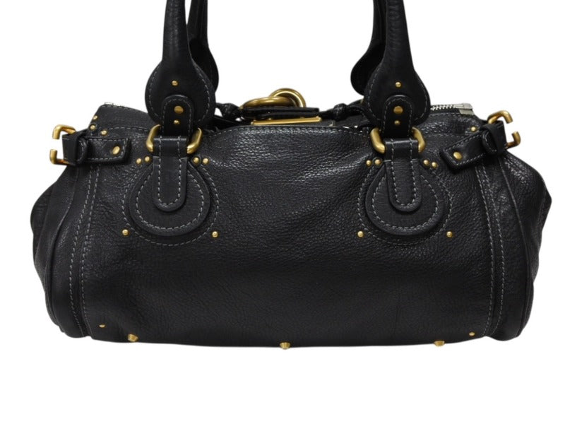 美品　Chloe クロエ　パディントン　ブラック Chloe パディントン