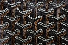 Load image into Gallery viewer, 新品同様 GOYARD ゴヤール ジュバンス MM ポーチ クラッチバッグ ブラック PVC レザー JOUVENGMLTY01CL01P 中古 4b007389