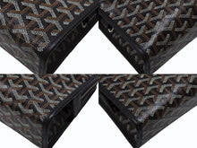 Load image into Gallery viewer, 新品同様 GOYARD ゴヤール ジュバンス MM ポーチ クラッチバッグ ブラック PVC レザー JOUVENGMLTY01CL01P 中古 4b007389