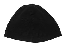 画像をギャラリービューアに読み込む, CHROME HEARTS クロムハーツ サーマルニット帽 ビーニー クロス ロゴ コットン ブラック ホワイト 美品 中古 4b007394
