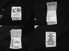 画像をギャラリービューアに読み込む, CHROME HEARTS クロムハーツ サーマルニット帽 ビーニー クロス ロゴ コットン ブラック ホワイト 美品 中古 4b007394