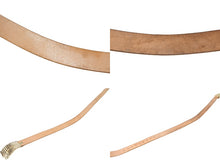 Load image into Gallery viewer, BILLIONAIRE BOYS CLUB ビリオネアボーイズクラブ レザーベルト 全長約113cm JP THE WAVYコラボ ゴールド シルバー 美品 中古 4b007397