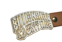 Load image into Gallery viewer, BILLIONAIRE BOYS CLUB ビリオネアボーイズクラブ レザーベルト 全長約113cm JP THE WAVYコラボ ゴールド シルバー 美品 中古 4b007397