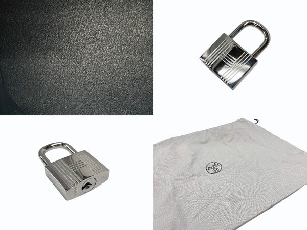 新品同様 HERMES エルメス ハンドバッグ オータクロア40 ブルータラサ ◽︎G刻印 トゴ パラジウム金具 中古 4b007398