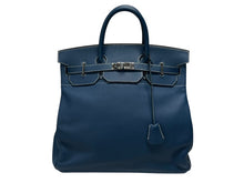 画像をギャラリービューアに読み込む, 新品同様 HERMES エルメス ハンドバッグ オータクロア40 ブルータラサ ◽︎G刻印 トゴ パラジウム金具 中古 4b007398