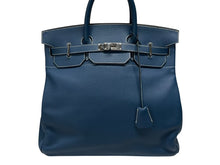画像をギャラリービューアに読み込む, 新品同様 HERMES エルメス ハンドバッグ オータクロア40 ブルータラサ ◽︎G刻印 トゴ パラジウム金具 中古 4b007398