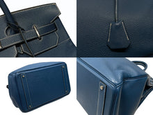 画像をギャラリービューアに読み込む, 新品同様 HERMES エルメス ハンドバッグ オータクロア40 ブルータラサ ◽︎G刻印 トゴ パラジウム金具 中古 4b007398