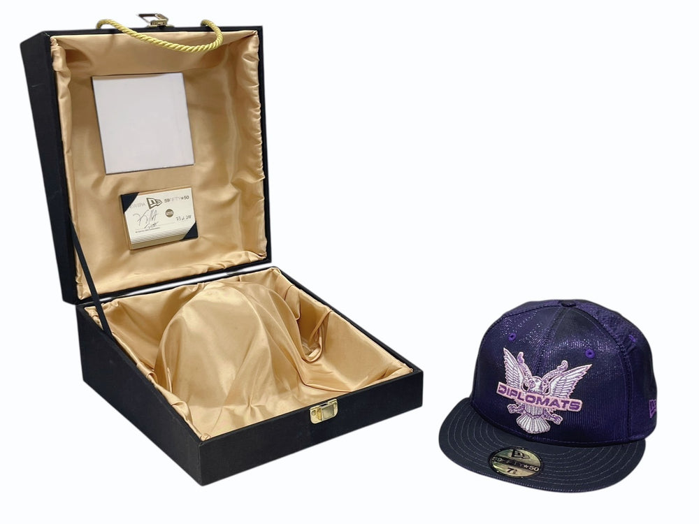 NEWERA New Era 59FIFTY50 CAPTURE THE FLAG 145/288 KILLA DIPSET DIPLOMATS CAP By Cam’ron 2004 Limited Edition 73/8 Good Condition Used 4b007403
