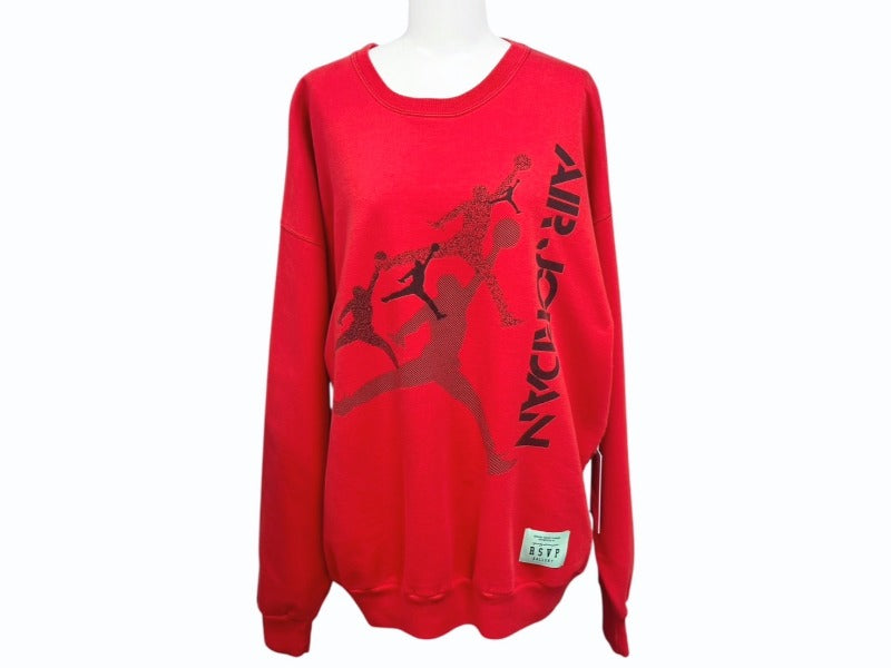 RSVP Vintage Nike Trainer Sweatshirt A1035 Cotton Red Black Size XL Good Condition Used 4c074039