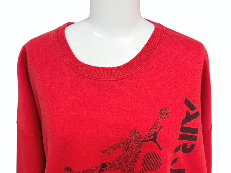 RSVP Vintage Nike Trainer Sweatshirt A1035 Cotton Red Black Size XL Good Condition Used 4c074039