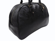 画像をギャラリービューアに読み込む, 新品同様 CHROME HEARTS クロムハーツ 新型 ジムバッグ ミディアム ハンドバッグ セメタリークロスパッチ 14パッチ ブラック 中古 4b007404