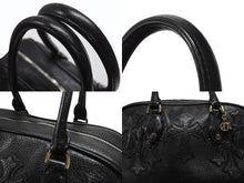 画像をギャラリービューアに読み込む, 新品同様 CHROME HEARTS クロムハーツ 新型 ジムバッグ ミディアム ハンドバッグ セメタリークロスパッチ 14パッチ ブラック 中古 4b007404