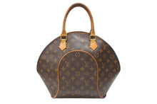 Load image into Gallery viewer, LOUIS VUITTON ルイヴィトン エリプスMM ハンドバッグ 廃盤 M51126 モノグラム ゴールド金具 ブラウン 美品 中古 66557