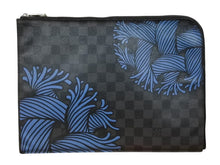 画像をギャラリービューアに読み込む, LOUIS VUITTON ルイヴィトン ポシェットジュールGM クラッチバッグ N41685 ダミエ グラフィット クリストファーメナス 美品 中古 4b007412