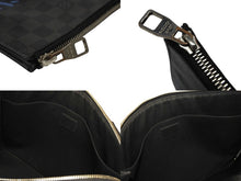 画像をギャラリービューアに読み込む, LOUIS VUITTON ルイヴィトン ポシェットジュールGM クラッチバッグ N41685 ダミエ グラフィット クリストファーメナス 美品 中古 4b007412