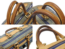 Load image into Gallery viewer, LOUISVUITTON ルイヴィトン ネオスピーディ ハンドバッグ M95019 モノグラム デニム インディゴブルー ゴールド金具 美品 中古 4b007413