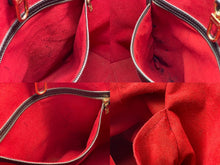 画像をギャラリービューアに読み込む, LOUIS VUITTON ルイヴィトン ハムステッドMM トートバッグ N51204 ダミエ エベヌ ブラウン PVC ダミエキャンバス 美品 中古 4b007414