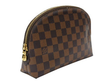 画像をギャラリービューアに読み込む, LOUIS VUITTON ルイヴィトン ポシェット コスメティックGM ポーチ N23345 ブラウン ゴールド金具 美品 中古 4b007415