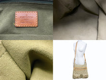 画像をギャラリービューアに読み込む, LOUIS VUITTON ルイヴィトン バギーGM ショルダーバッグ M95211 モノグラム デニム カーキ ゴールド金具 良品 中古 4b007416