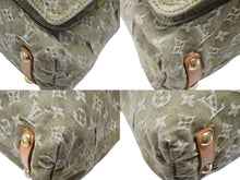 画像をギャラリービューアに読み込む, LOUIS VUITTON ルイヴィトン バギーGM ショルダーバッグ M95211 モノグラム デニム カーキ ゴールド金具 良品 中古 4b007416